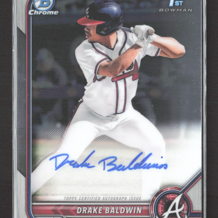 2022 Bowman Chrome Drake Baldwin #CDA-DBN 1st Bowman Auto