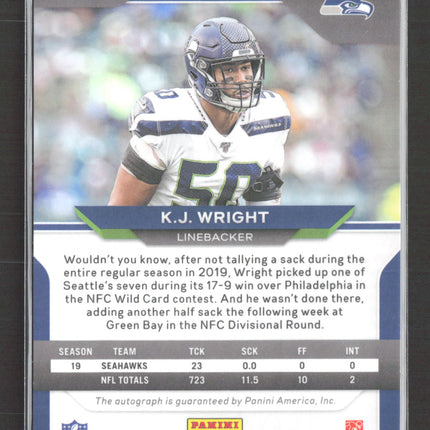 2020 Panini Prizm K.J. Wright #297 Auto