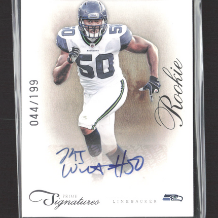 2012 Panini Prime Signatures K.J. Wright #217 044/199 Auto