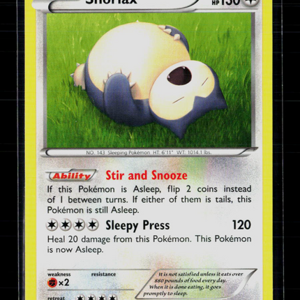 Pokemon 2016 Generations Snorlax #58/83
