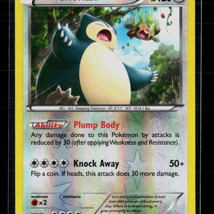Pokemon 2015 BREAKthrough Snorlax #118/162 Reverse Holo