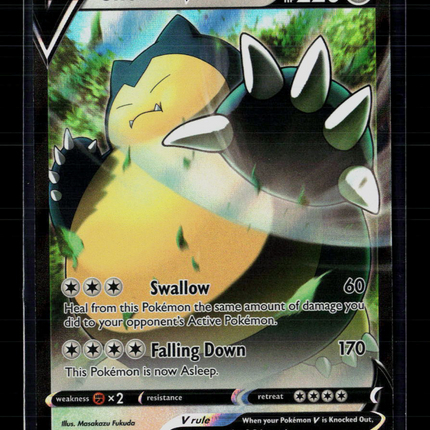 Pokemon 2020 Sword & Shield Snorlax V #141/202
