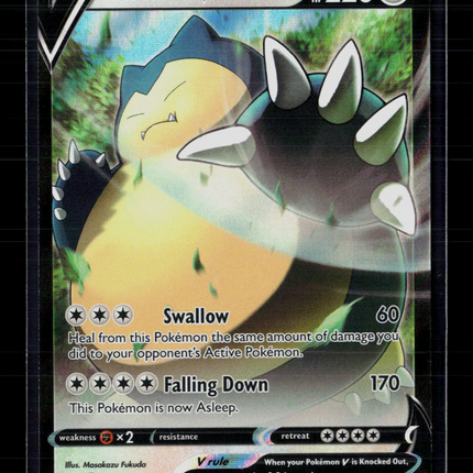Pokemon 2020 Sword & Shield Snorlax V #141/202
