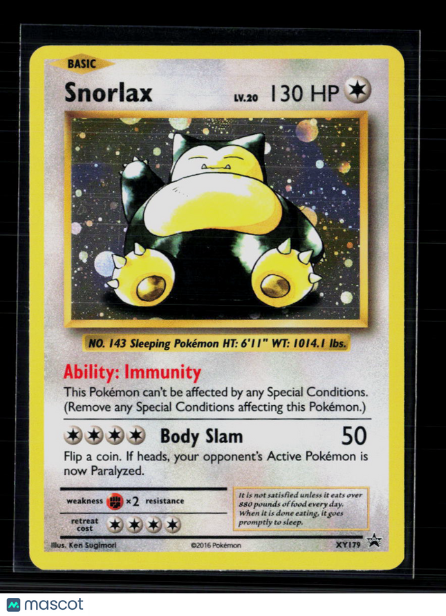 Pokemon 2016 Evolutions Snorlax #XY179