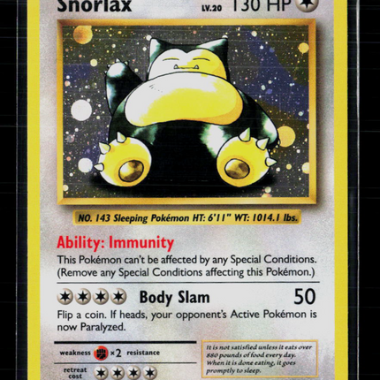 Pokemon 2016 Evolutions Snorlax #XY179