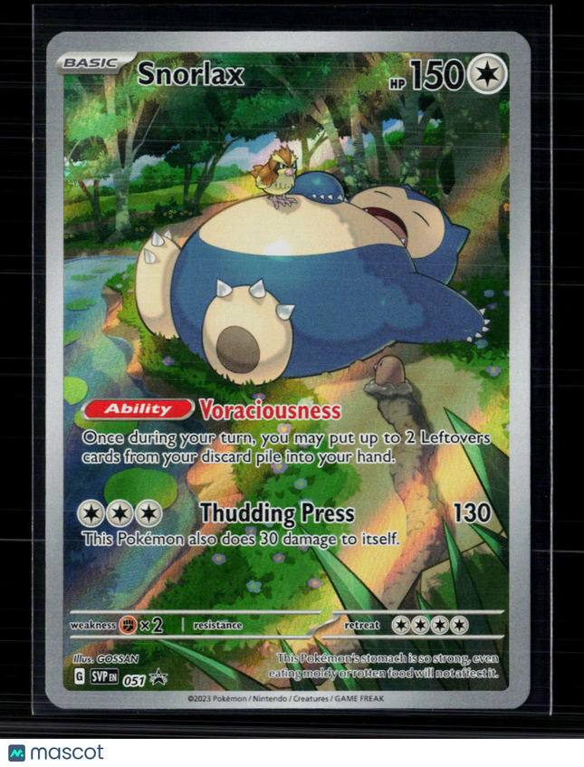 Pokemon 2023 Scarlet & Violet Snorlax #SVP EN 051