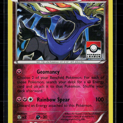 Pokemon Xerneas (Steam Siege League Promo) Promo 081/114 Reverse Holofoil