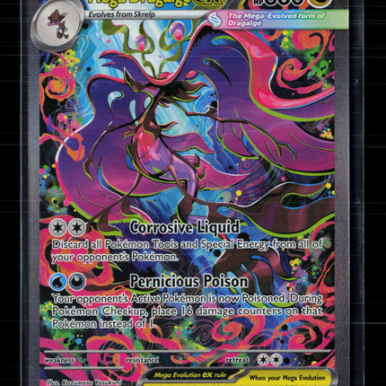 Pokemon 2026 Mega Evolution – Phantasmal Flames Mega Dragalge EX SAR #118/86