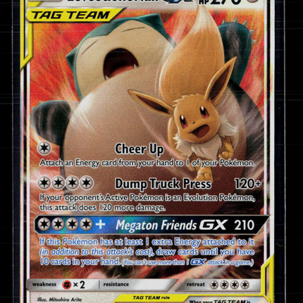 Pokemon 2019 Team Up Eevee & Snorlax GX #120/181