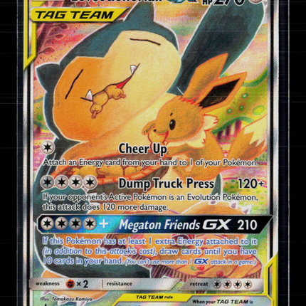 Pokemon 2019 Sun & Moon Eevee & Snorlax GX #SM169