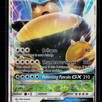 Pokemon 2017 Sun & Moon Snorlax GX #SM05