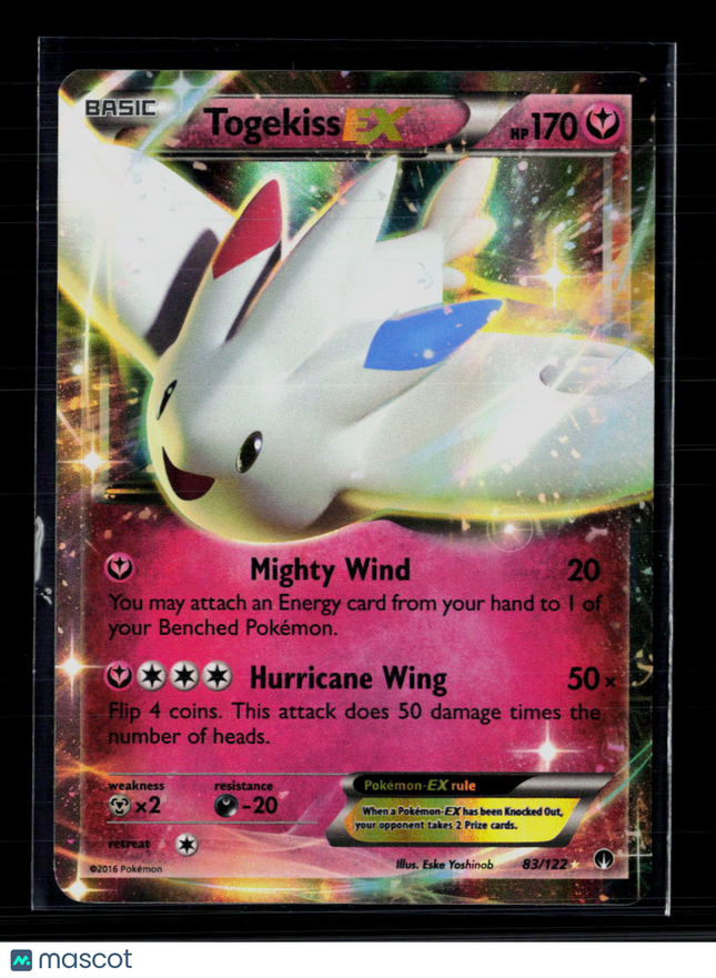 Pokemon 2016 BREAKpoint Togekiss EX FA #83/122