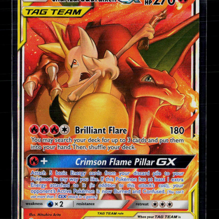 Pokemon 2019 Cosmic Eclipse Charizard & Braixen GX #22/236