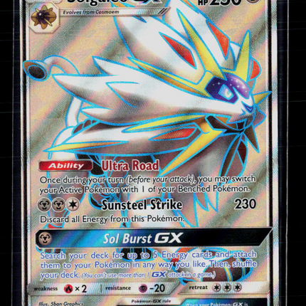 Pokemon 2017 Sun & Moon Solgaleo GX FA #143/149