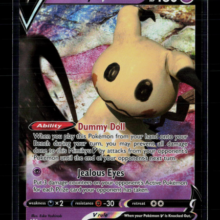 Pokemon 2021 Battle Styles Mimikyu V #62/163