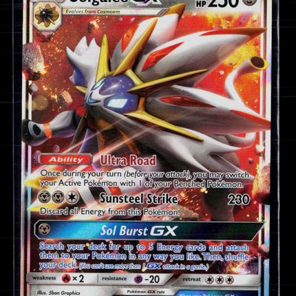 Pokemon 2017 Sun & Moon Solgaleo GX #SM16