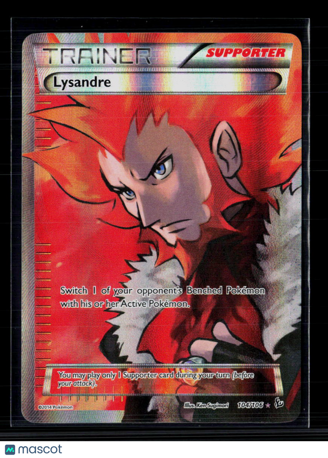Pokemon 2014 Flashfire Lysandre FA #104/106