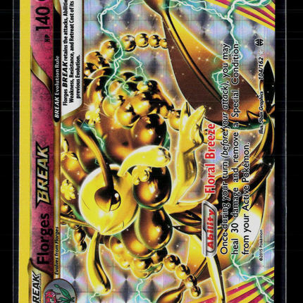 Pokemon 2015 BREAKthrough Florges Break #104/162