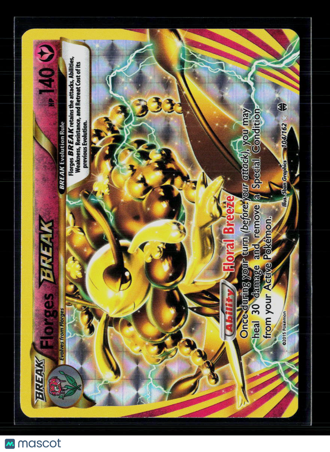 Pokemon 2015 BREAKthrough Florges Break #104/162