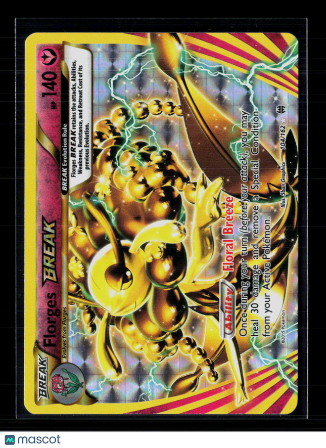 Pokemon 2015 BREAKthrough Florges Break #104/162