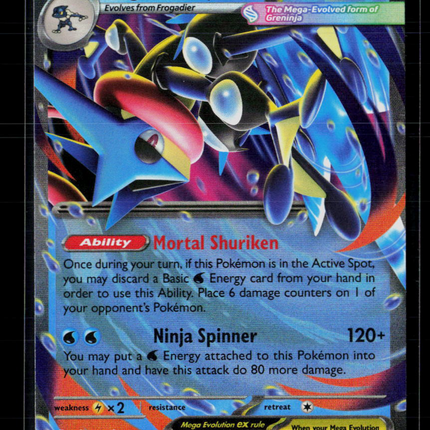 Pokemon 2026 Mega Evolution – Ascended Heroes Mega Greninja EX #081