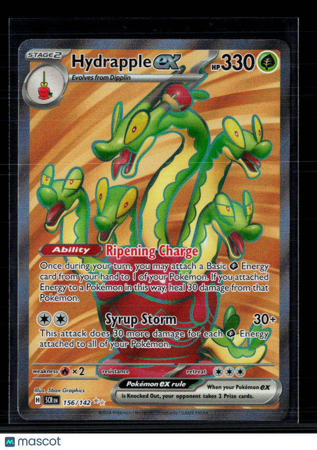 Pokemon 2024 Stellar Crown Hydrapple EX SR FA #156/142
