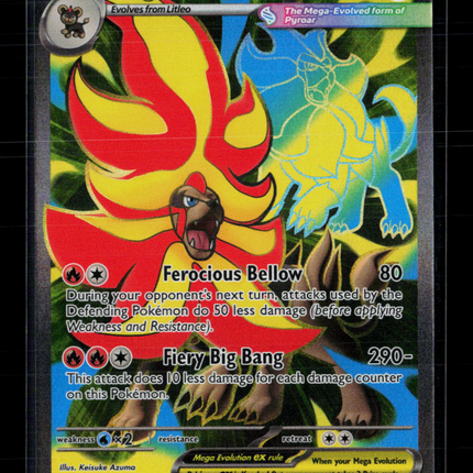 Pokemon 2026 Mega Evolution – Chaos Rising Mega Pyroar EX SAR #99/86