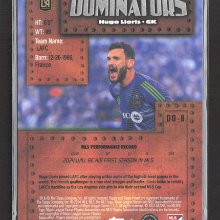 2024 Topps Finest Dominators Hugo Lloris #DO-8 Red /5