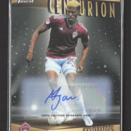 2022 Topps Finest Centurion Gyasi Zardes #C-3 Auto