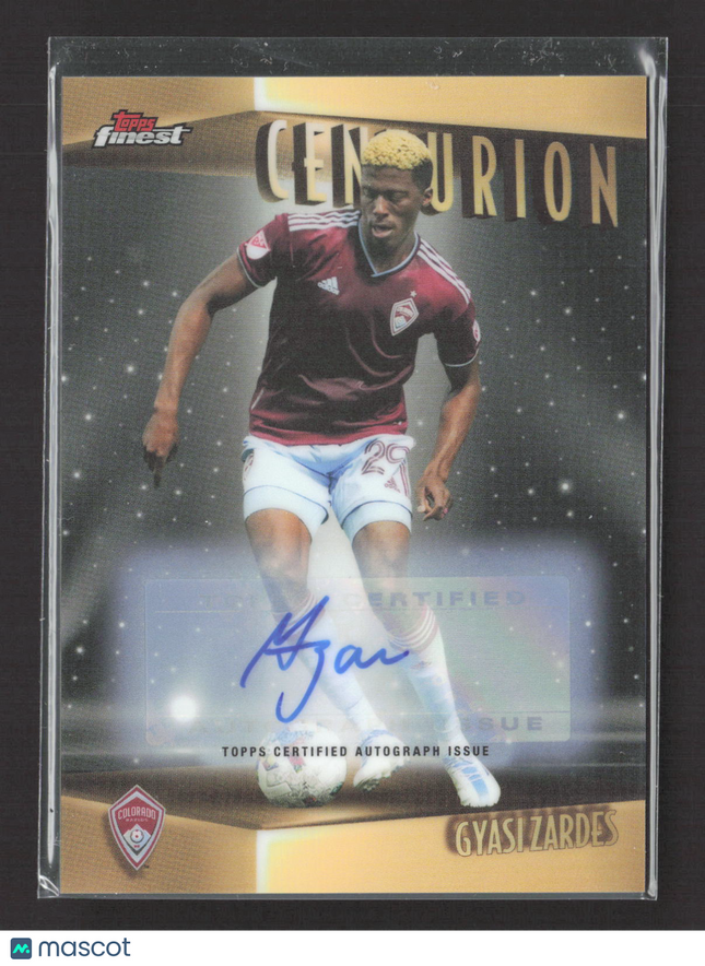 2022 Topps Finest Centurion Gyasi Zardes #C-3 Auto