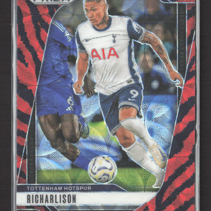 2025 Panini Prizm Premier League Richarlison #70 Tiger Stripe