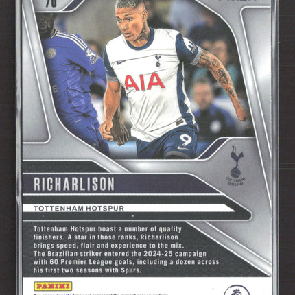 2025 Panini Prizm Premier League Richarlison #70 Tiger Stripe