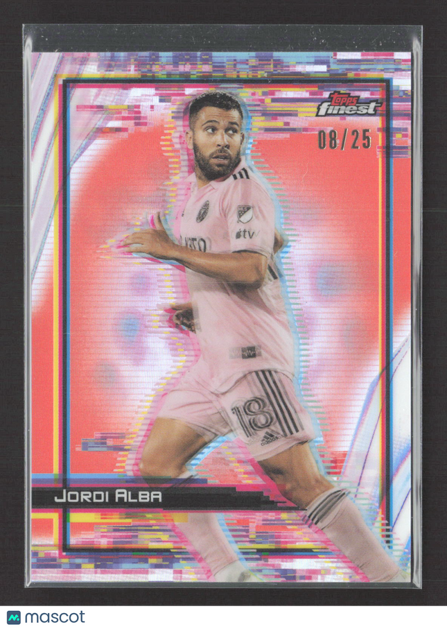 2023 Topps Finest Jordi Alba #H-18 Orange 08/25