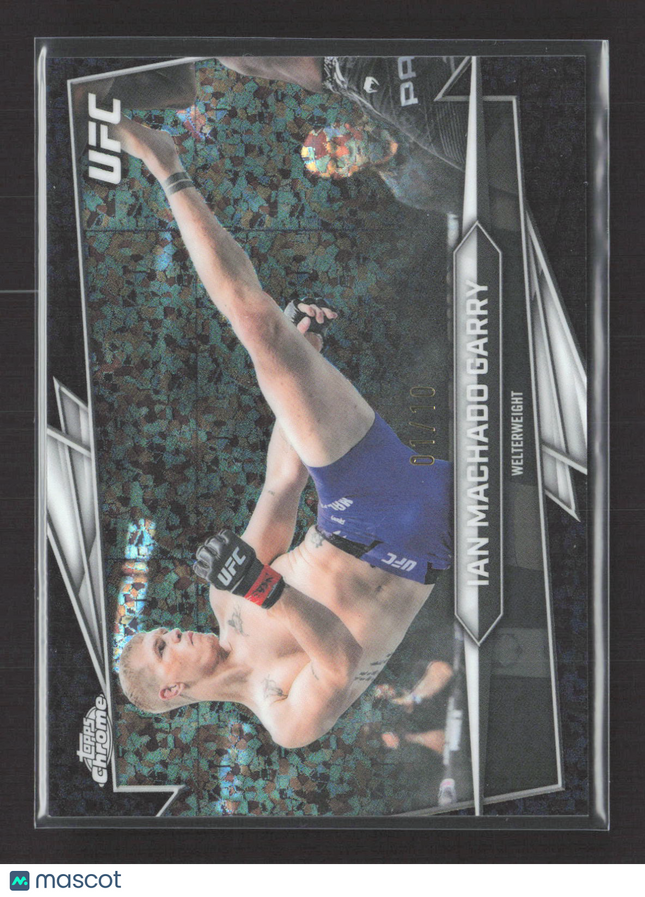 2026 Topps Chrome UFC Ian Machado Garry #93 Black Speckle 01/10