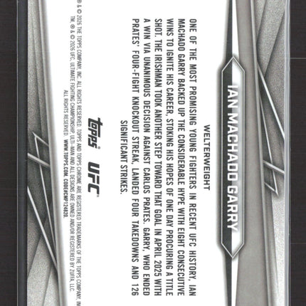 2026 Topps Chrome UFC Ian Machado Garry #93 Black Speckle 01/10