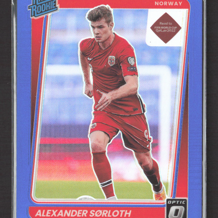 2021 Panini Donruss Optic Soccer Alexander Sorloth #193 Blue 47/99