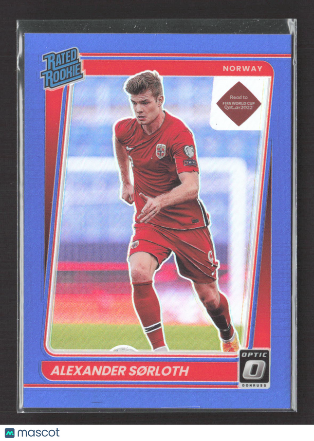 2021 Panini Donruss Optic Soccer Alexander Sorloth #193 Blue 47/99