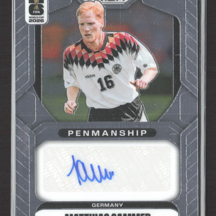 2026 Panini Prizm FIFA World Cup Matthias Sammer #P-MS Auto