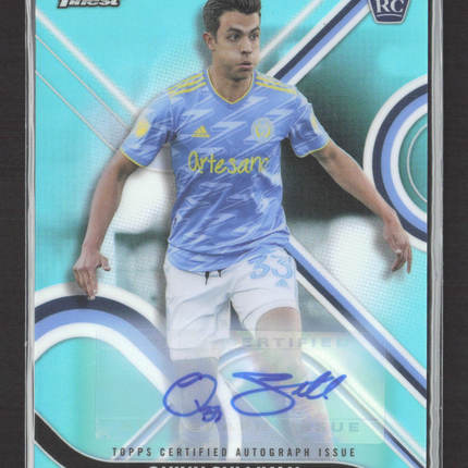2022 Topps Finest Quinn Sullivan #59 Aqua RC 34/75 Auto