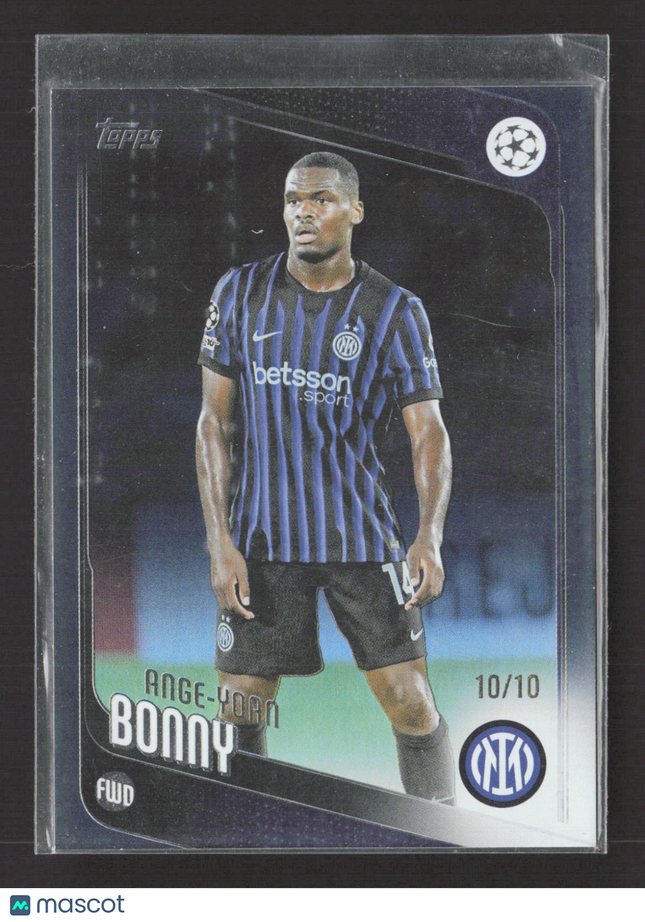 2026 Topps UEFA Champions League Ange-Yoan Bonny #116 10/10 Black