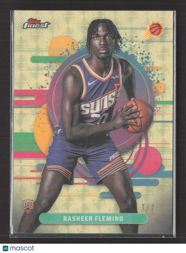 2026 Topps Finest Rasheer Fleming #120 Superfractor RC 1/1