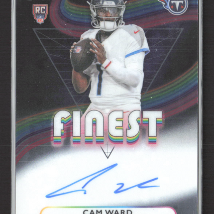 2025 Topps Finest Cam Ward #RFA-CW RC Auto