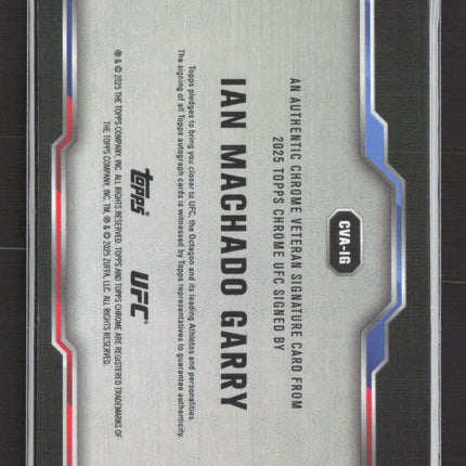2025 Topps Chrome UFC Ian Machado Garry #CVA-IG Auto