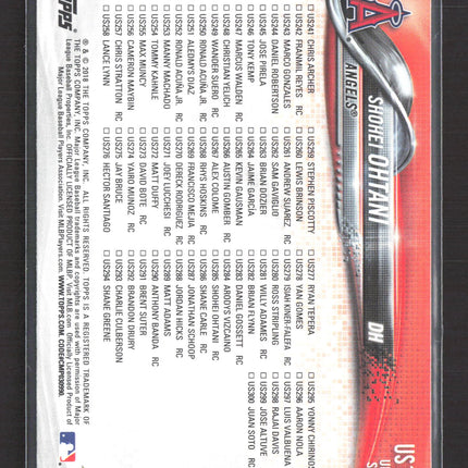 2018 Topps Update Series Shohei Ohtani #US189 RC
