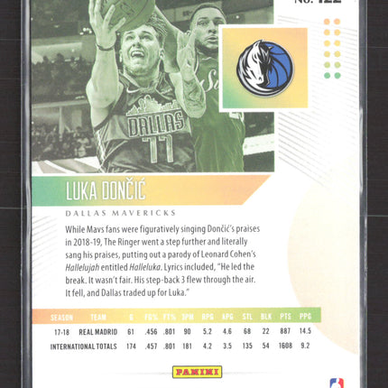 2018 Panini Status Luka Doncic #122