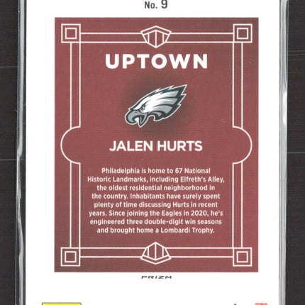 2025 Panini Donruss Optic Uptown Jalen Hurts #9