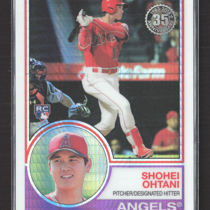 2018 Topps Silver Pack 1983 Design Chrome Shohei Ohtani #145 RC