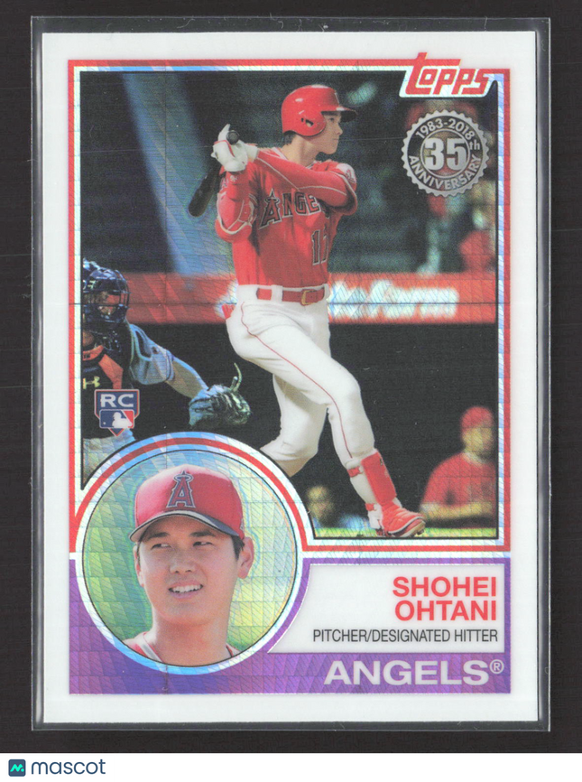 2018 Topps Silver Pack 1983 Design Chrome Shohei Ohtani #145 RC