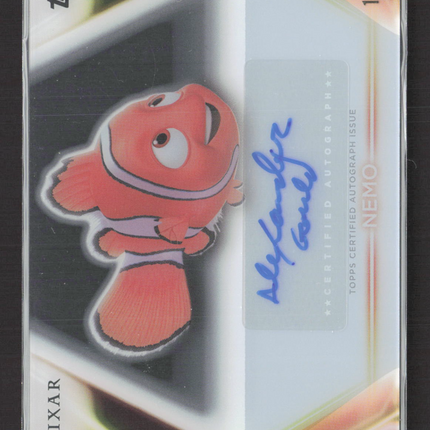2026 Topps Disney Neon Alexander Gould as Nemo 18/99 Auto Acetate #TNA-AG