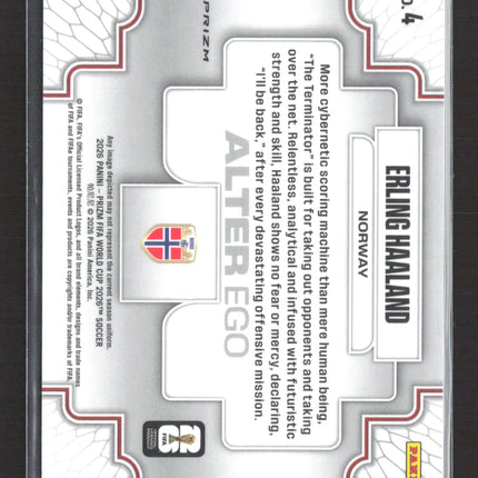 2026 Panini Prizm World Cup 2026 Alter Ego Erling Haaland #4